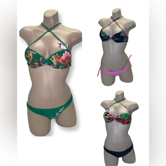 Recco Size Medium Brazilian Bikini Bundle of 3. New With Tags - Picture 1 of 10